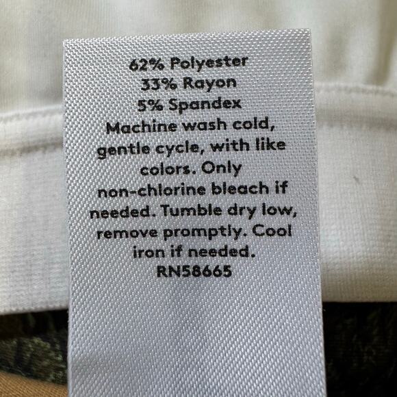 ABOUND CROPPED SHORT SLEEVE HIGH NECK TEE IN TAN CARTOUCHE NWT WOMEN'S SIZE‎ XS - Picture 6 of 9